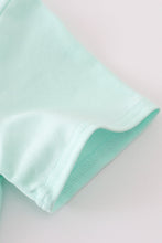 Mint castle applique top - ARIA KIDS