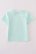Mint castle applique top - ARIA KIDS