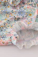 Pink floral character applique bubble - ARIA KIDS