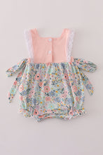 Pink floral character applique bubble - ARIA KIDS