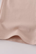 Cream MINI french knot pants set - ARIA KIDS