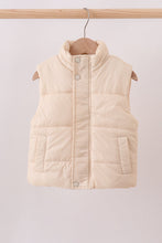 Cream mom&me puffer vest - ARIA KIDS