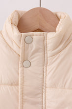 Cream mom&me puffer vest - ARIA KIDS
