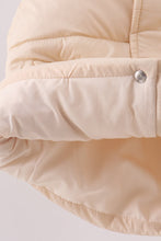 Cream mom&me puffer vest - ARIA KIDS