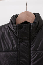Black mom&me puffer vest - ARIA KIDS