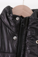 Black mom&me puffer vest - ARIA KIDS
