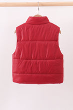 Maroon mom&me puffer vest - ARIA KIDS