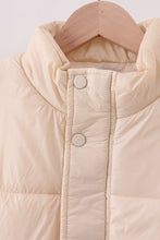 Cream mom&me puffer vest - ARIA KIDS