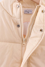 Cream mom&me puffer vest - ARIA KIDS