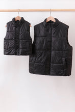 Black mom&me puffer vest - ARIA KIDS