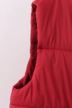 Maroon mom&me puffer vest - ARIA KIDS