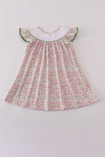 Pink pumpkin smocked floral ruffle pants set - ARIA KIDS