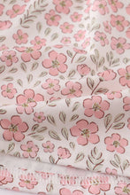 Pink pumpkin smocked floral ruffle pants set - ARIA KIDS