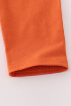 Rust Texas embroidery bow skorts set - ARIA KIDS
