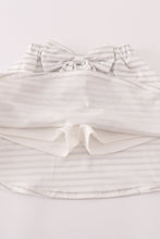 Rust Texas embroidery bow skorts set - ARIA KIDS