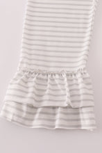 Rust Texas embroidery ruffle pants set - ARIA KIDS