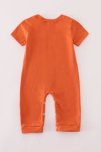 Rust Texas embroidery romper - ARIA KIDS