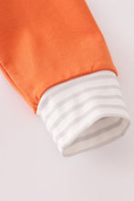 Rust Texas embroidery pants set - ARIA KIDS