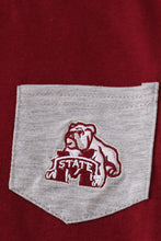 Maroon Mississippi embroidery top - ARIA KIDS