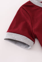 Maroon Mississippi embroidery top - ARIA KIDS
