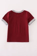 Maroon Mississippi embroidery top - ARIA KIDS