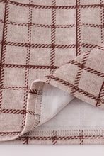 Brown plaid bloomer set - ARIA KIDS