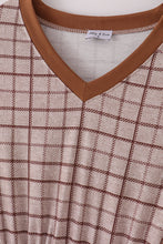 Brown plaid mom dress - ARIA KIDS