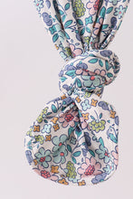 Blue floral blessed embroidery gown - ARIA KIDS