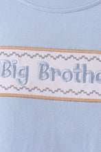Blue big brother embroidery top - ARIA KIDS