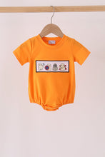 Orange ghost embroidery bubble