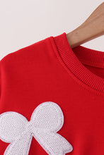 Red bow sequin mom&me top - ARIA KIDS
