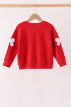Red bow sequin mom&me top - ARIA KIDS