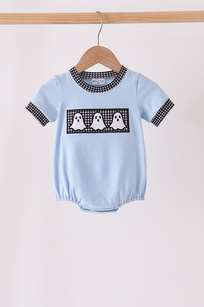 Blue ghost embroidery bubble - ARIA KIDS