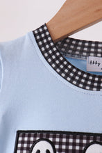 Blue ghost embroidery bubble - ARIA KIDS
