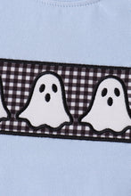 Blue ghost embroidery top - ARIA KIDS