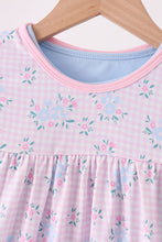 Pink floral bow 2pc set - ARIA KIDS