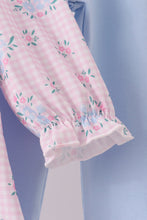 Pink floral bow pants set - ARIA KIDS