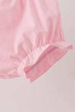 Pink floral turkey embroidery ruffle bloomer set - ARIA KIDS
