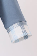 Blue plaid pocket bubble - ARIA KIDS