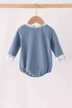 Blue plaid pocket bubble - ARIA KIDS