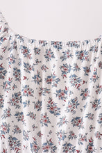 Teal floral mom dress - ARIA KIDS