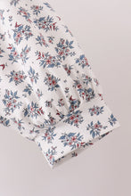 Teal floral mom dress - ARIA KIDS
