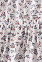 Teal floral mom dress - ARIA KIDS