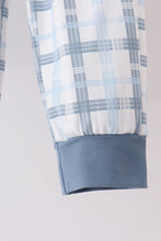 Blue plaid jogger set - ARIA KIDS