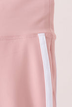 Pink Flare Double Side Stripe Active Pants