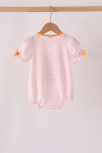 Pink cats Jack-O-Lantern applique bubble - ARIA KIDS