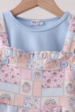 Pink pumpkin ruffle 2pc set