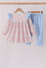 Pink pumpkin ruffle pants set - ARIA KIDS