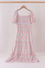 Pink pumpkin smocked mom&me dress - ARIA KIDS