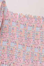 Pink pumpkin smocked mom&me dress - ARIA KIDS